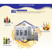 Automatic Glass Bottle Juice Filling Machine (3in1 type)